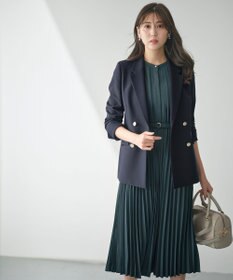 ANY SIS 【洗える】スタンドカラープリーツ ワンピース