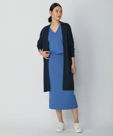 ICB 【WEB限定カラーあり・洗える】シンセティックハイゲージ Vネックプルオーバー