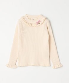 ANY KIDS 首フリル しあわせタッチ ニット