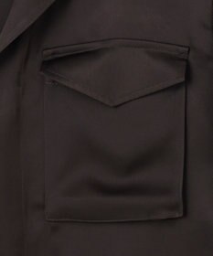 uncrave ライトダブルサテン シャツジャケット