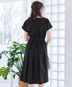 Tiaclasse 【洗える】フラップポケットワンピース