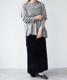 TOQUE 〈大草直子さんアドバイザー〉アルパカシルクニット 長袖 オーバーサイズ