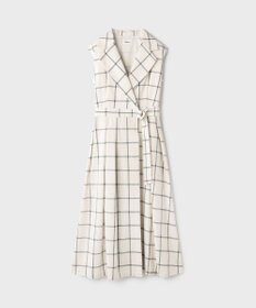 GRACE CONTINENTAL カシュクールタックフレアワンピース