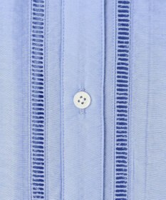 J.PRESS LADIES S 【WEB限定カラーあり・洗える】Sheer Vis リネン バンドカラー ブラウス