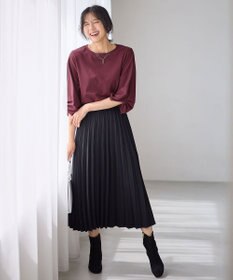 ANY L 【洗濯機可】シルケットスムースタックスリーブプルオーバー