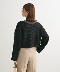 Green Parks ポコポコショート丈カーディガン