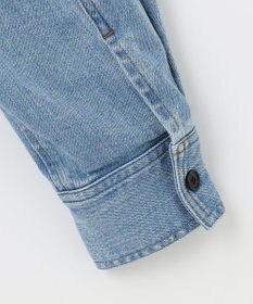 NAVE 【ReNAVE　洗える】ストレッチデニム シャツ