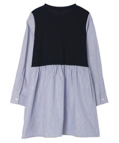 Green Parks リブドッキングカットソーボリュームチュニック