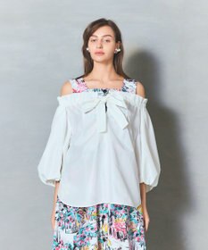 GRACE CONTINENTAL ボリュームスリーブトップ