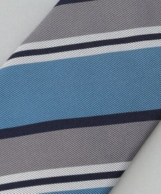 GOTAIRIKU 日本縫製/オリジナル柄【Fermo Fossati】ネクタイ_レジメンタル