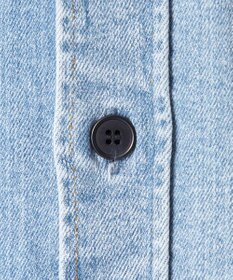 NAVE 【ReNAVE　洗える】ストレッチデニム シャツ