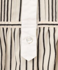 J.PRESS YORK STREET 【WOMEN】コットンタイプライター バンドカラーブラウス