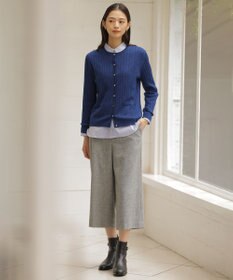 J.PRESS LADIES S 【WEB限定カラーあり】ツイードツイル キュロット パンツ