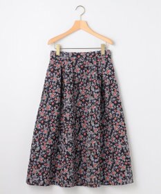 組曲 S 【加藤ローサさん着用】フラワージャカード スカート