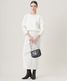 ICB L 【洗える・WEB限定カラーあり】コンパクトダブルフェイス トップス