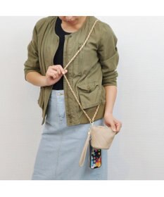 UNBILLION cachecache キルティングポーチ付きスマホストラップセット