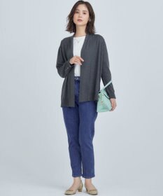 組曲 S 【WEB限定】セミウーステッド ニットカーディガン