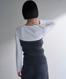 UNFILO コットンカシミヤ クルーネックカットソー