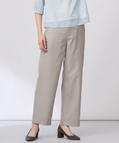 J.PRESS LADIES 【セットアップ対応・洗える・UV加工・吸水速乾】OXIJEWELストレッチ ストレート パンツ