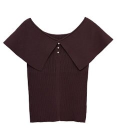 earth music&ecology ビッグカラーノースリニットトップス