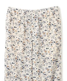 UNFILO MENS ボタニカルプリント イージーテーパードパンツ