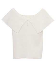 earth music&ecology ビッグカラーノースリニットトップス