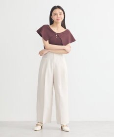 earth music&ecology ビッグカラーノースリニットトップス