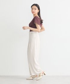 earth music&ecology ビッグカラーノースリニットトップス