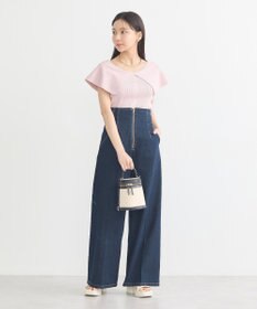 earth music&ecology ビッグカラーノースリニットトップス