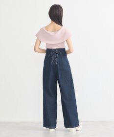 earth music&ecology ビッグカラーノースリニットトップス