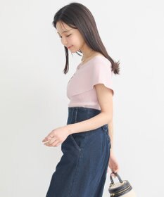 earth music&ecology ビッグカラーノースリニットトップス