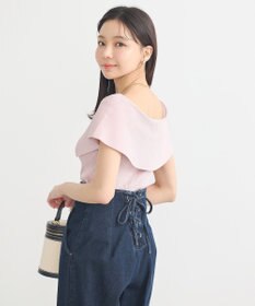 earth music&ecology ビッグカラーノースリニットトップス