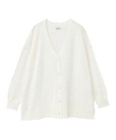 earth music&ecology レーヨンルーズＶネックカーディガン