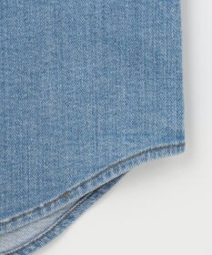 NAVE 【ReNAVE　洗える】ストレッチデニム シャツ