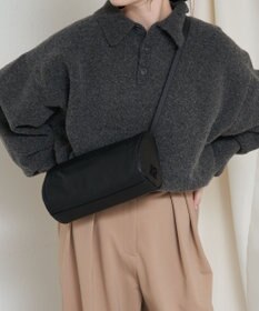 russet ソフトレザーロールショルダーバッグ(CE-1661)