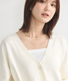 earth music&ecology レーヨンルーズＶネックカーディガン