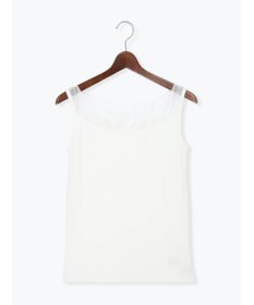 Te chichi 【接触冷感】シアー切替スクエアネックタンクトップ