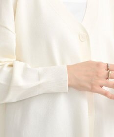 earth music&ecology レーヨンルーズＶネックカーディガン