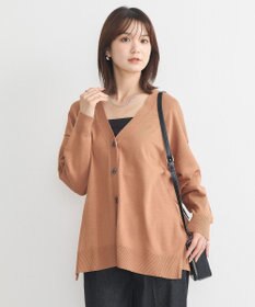 earth music&ecology レーヨンルーズＶネックカーディガン