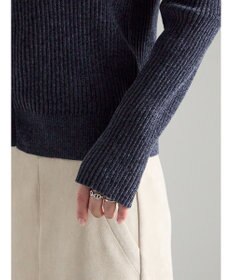 Te chichi モールリブカーディガン