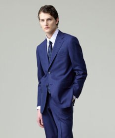 J.PRESS MEN 【WEB・一部店舗限定】ブルーシェードストライプ スーツ