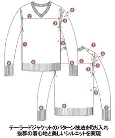 GOTAIRIKU 綿とポリのいいとこどり【洗濯機可】テーラード DRESS BIZ ニットTシャツ