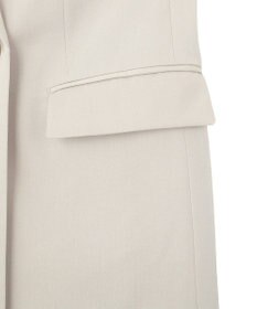 YECCA VECCA ドライタッチ金釦テーラードジレ