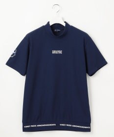 23区GOLF 【MEN】【吸水速乾/UVカット】ストレッチメッシュモックネックシャツ