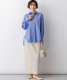 23区 L 【先行予約】スラブツイルストレッチ Iライン スカート