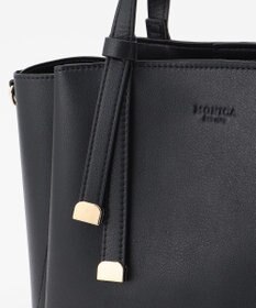 LA BAGAGERIE 【MONICA】ボウタイリボンハンドバッグ