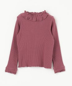 ANY KIDS テレコハイネック長袖Tシャツ