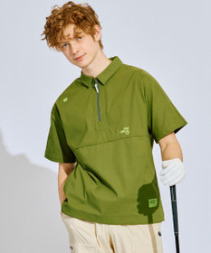 PW CIRCULUS 【撥水加工/ ストレッチ】【MEN】ハーフジップシャツ ゴルフ