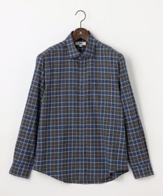 JOSEPH ABBOUD 【柔らか/暖かい】ファインブラッシュド ネル チェック シャツ