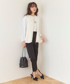 Feroux 【洗える】マリンテーパードパンツ